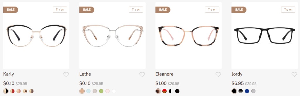 Pestrá nabídka brýlových e-shopů