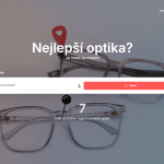 Úvodní web mapy očních optik v ČR.